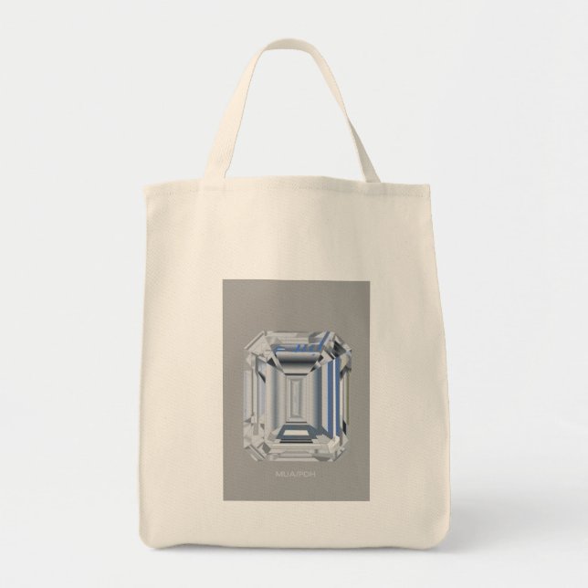 Tote Gem Quality Aspirations Grocery Bolsa (Frente)