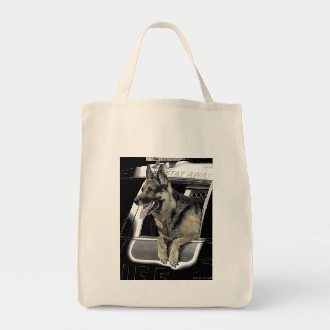 Tote German shepherd de trabalho - Bolsa - "Ronin K9" (Frente)