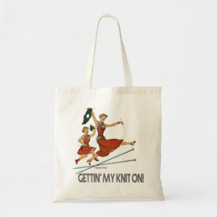 Tote Getting minha malha sobre! o bolsa