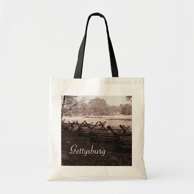 Tote Gettysburg - o bolsa do orçamento do campo de (Frente)