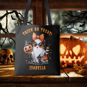 Tote Ghost Fantástico ou Bolsa de Tratamento de Hallowe