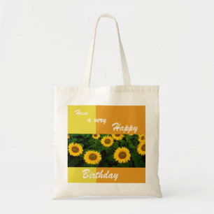 Tote Girassóis - o bolsa do orçamento do feliz