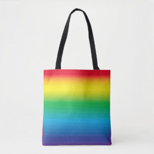 Tote Gradação de Cores com Bolsa de Linhas