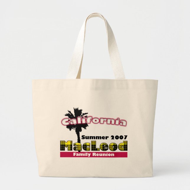 Tote Grande A bolsa de canvas da reunião (Frente)