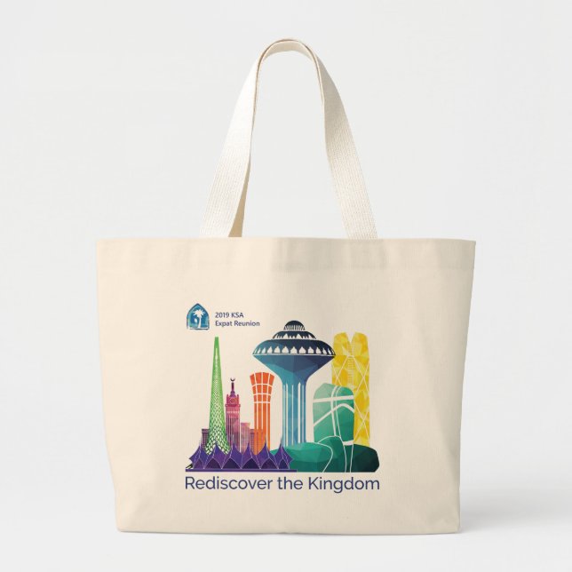 Tote Grande A bolsa de canvas da reunião (Frente)