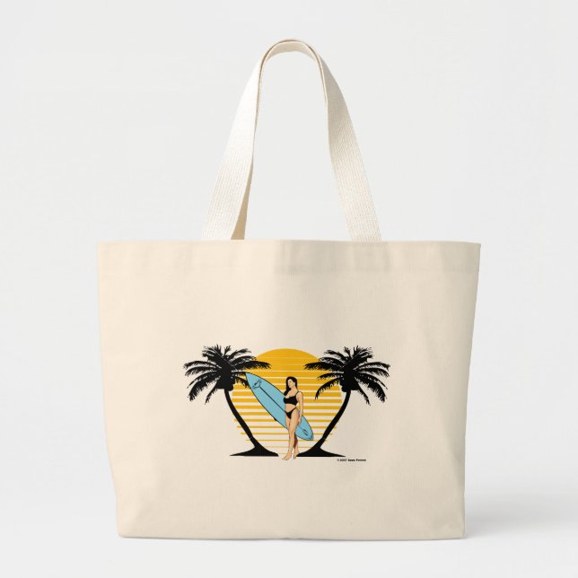 Tote Grande a bolsa de praia (Frente)