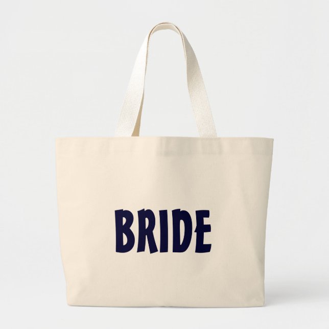 Tote Grande A bolsa de praia da "NOIVA" (Frente)