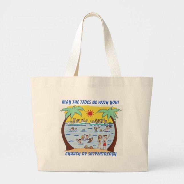 TOTE GRANDE A BOLSA DE PRAIA DE SNIPENTOLOGY (Frente)