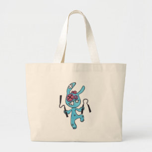 Tote Grande A bolsa de praia do coelho de Nunchaku
