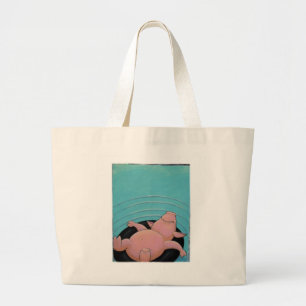 Tote Grande a bolsa de praia do porco
