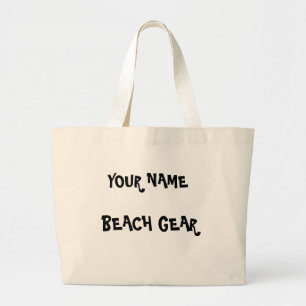 Tote Grande A bolsa de praia personalizada