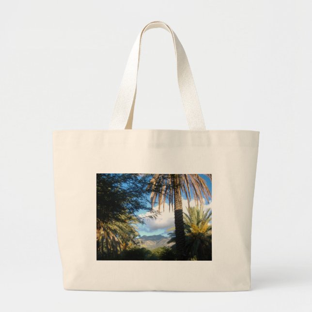Tote Grande A bolsa de praia tropical (Frente)