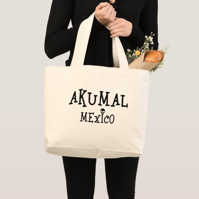 Tote Grande Akumal México Design - Bolsa Jumbo (Frente (produto))