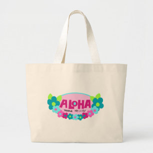 Tote Grande Aloha Significa Alô Bolsa de praia