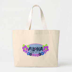 Tote Grande Aloha Significa Alô Bolsa de praia