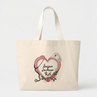 Tote Grande As enfermeiras personalizaram o bolsa