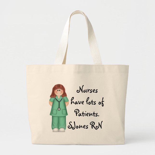 Tote Grande As enfermeiras têm o bolsa (Frente)