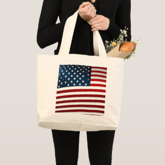 Tote Grande Bandeira Bolsa americana do Jumbo
