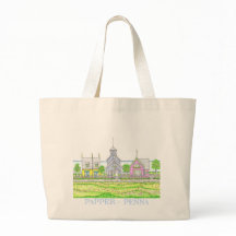 Beachy Cottages Jumbo Bolsa