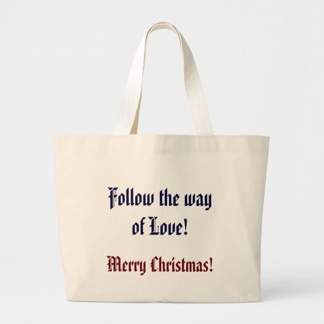 Tote Grande Bela Bolsa de Natal! (Frente)