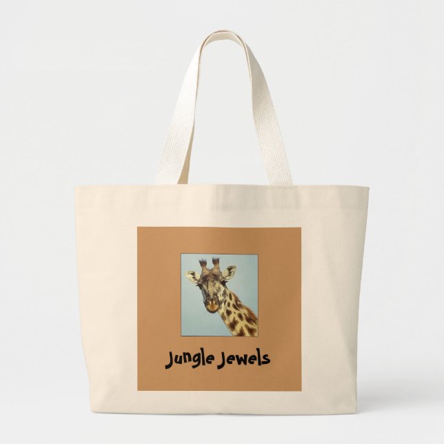 Tote Grande Bolsa A Giraffe (Frente)