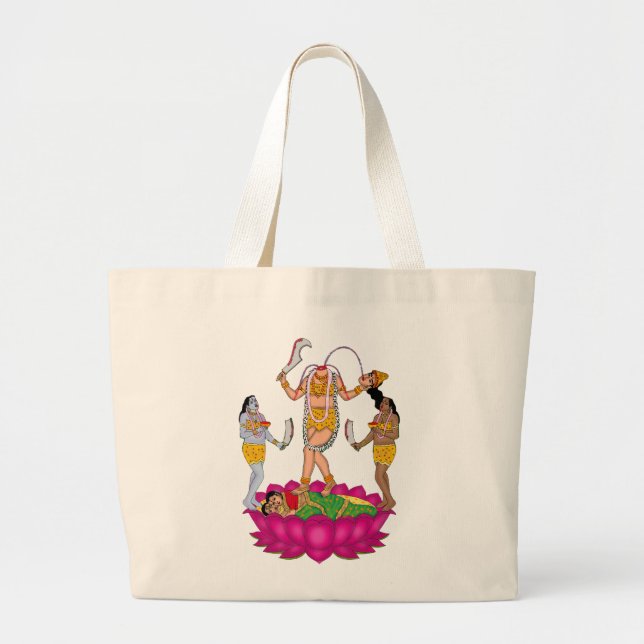 Tote Grande Bolsa Chinnamastika Deusa (Frente)