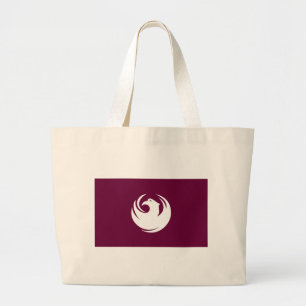 Tote Grande Bolsa com a Bandeira da Cidade de Phoenix, Arizona