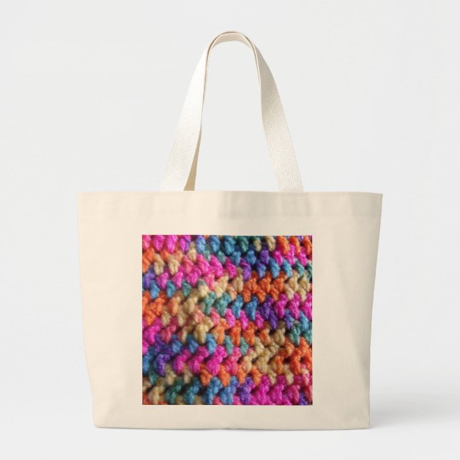 Tote Grande Bolsa Crochet 1 (Frente)