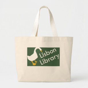 Tote Grande Bolsa da Biblioteca Maine de Lisboa