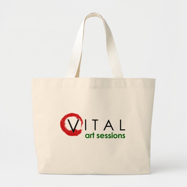 Tote Grande Bolsa das sessões de arte vitais (Frente)