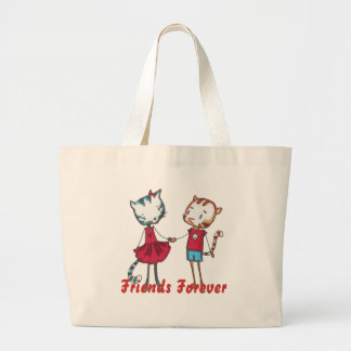 Tote Grande Bolsa de Amigos Felinos