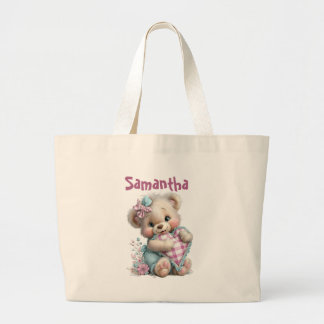 Tote Grande Bolsa de Bebê Urso de Pelúcia Churrasco