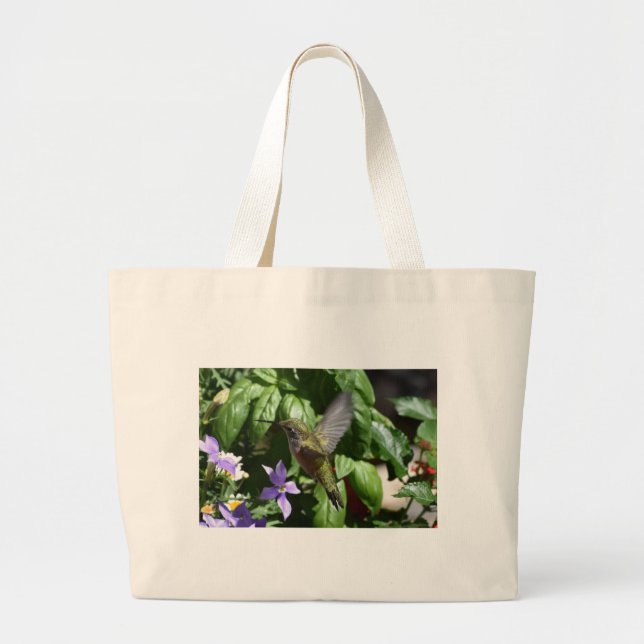 Tote Grande Bolsa de Beija-flor (Frente)