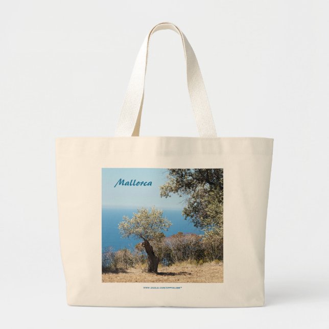 Tote Grande Bolsa de canvas de Maiorca (Frente)