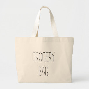 Tote Grande Bolsa de compra ecológica - Na moda e reutilizável
