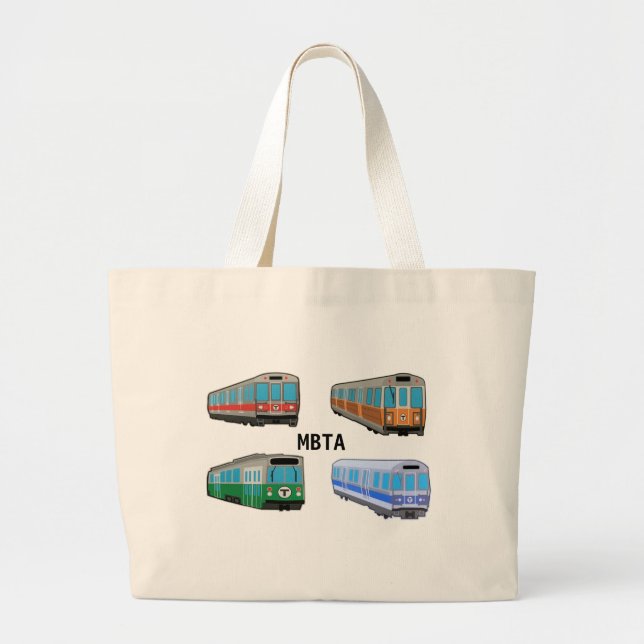 Tote Grande Bolsa de Compras de Boston (Frente)
