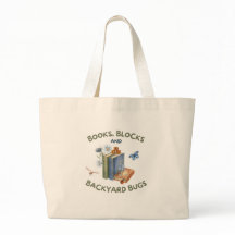 Bolsa de Compras Livros, Blocos e Bugs do Quintal
