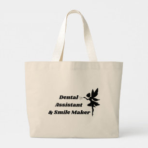 Tote Grande Bolsa de Dentista Assistente Criadora de Sorriso F