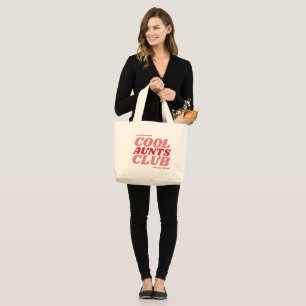 Tote Grande Bolsa de Lona Oficial do Clube das Tias Legais