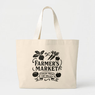 Tote Grande Bolsa de Mercado do Agricultor Russo