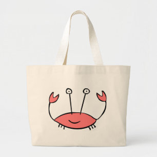 Tote Grande Bolsa de praia Crabby