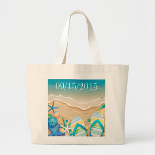 Tote Grande Bolsa de praia de Inundação de sacudir - Bolsa - S