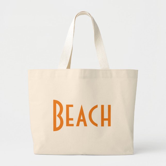 Tote Grande Bolsa de Praia Econômica (Frente)