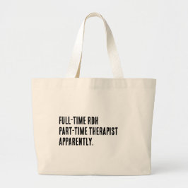 Tote Grande Bolsa de presente para RDH e Terapeuta - higienist