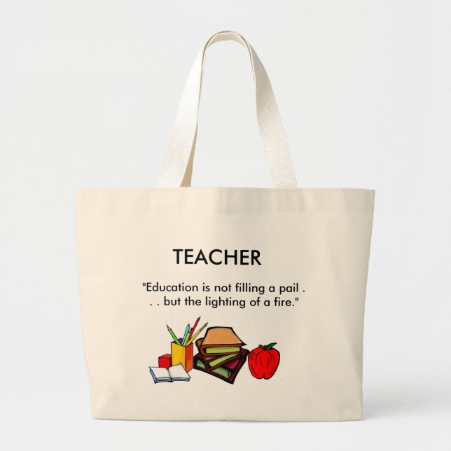 Tote Grande Bolsa de Professores (Frente)