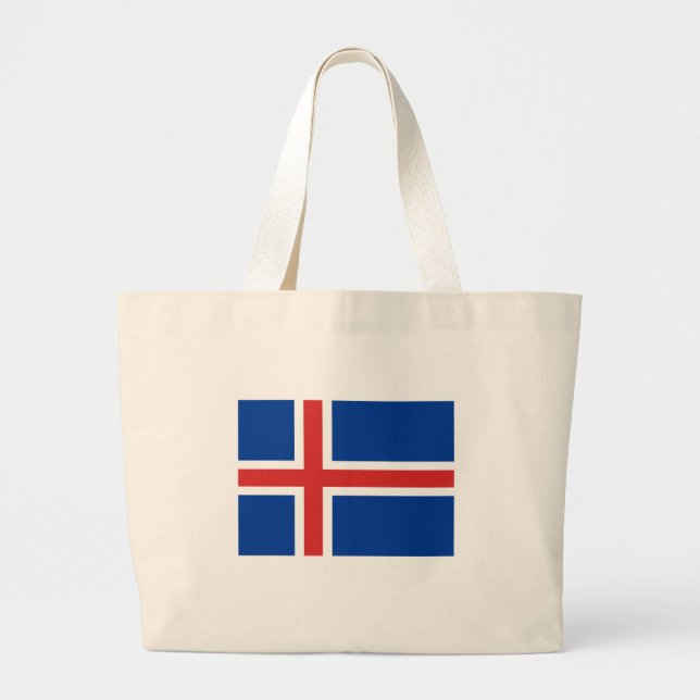 Tote Grande Bolsa de Sinalizador islandês (Frente)