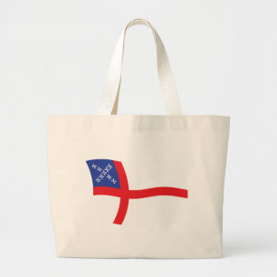Tote Grande Bolsa de Transporte de Bandeira da Igreja Episcopa