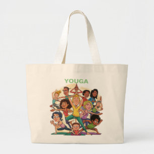Tote Grande Bolsa de Yoga para Tatuagem Artística – Presente P