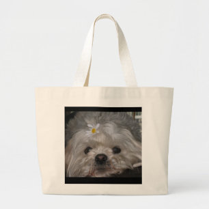 Tote Grande Bolsa do filhote de cachorro de Shih Tzu