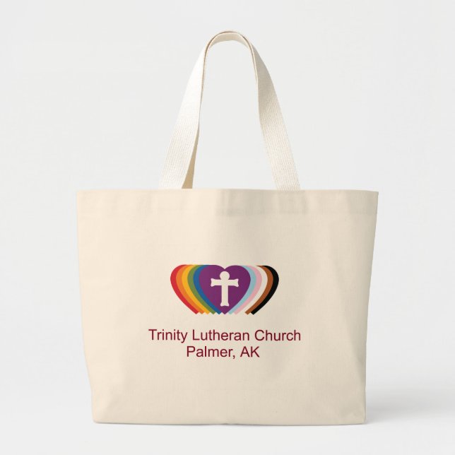 Tote Grande Bolsa do logotipo Trinity (Frente)
